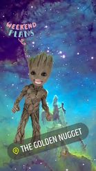 Preview for a Spotlight video that uses the I am GROOT Lens