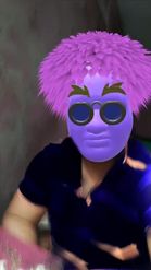 Preview for a Spotlight video that uses the Purple Man Lens