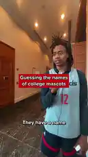 In this entertaining segment, players from the Washington Wizards take on a fun challenge to guess the names of various college mascots. The video features popular mascots like the Texas Longhorns, Miami Hurricanes, and the University of Oklahoma Sooners, with players reacting in real-time as they try to identify them. It's a lighthearted look at the team's camaraderie and sports trivia. by @washwizards with original sound