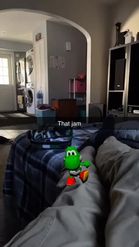 Preview for a Spotlight video that uses the Yoshi cringe Lens