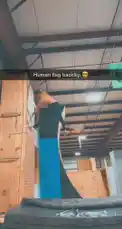 Human flag flip 😎 by @amiliflips with original sound