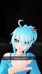 Preview for a Spotlight video that uses the Anime Girl 3D/2D Lens