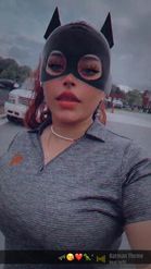 Preview for a Spotlight video that uses the Bat Woman Lens