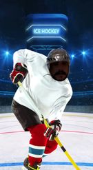 Preview for a Spotlight video that uses the Hockey Player Lens