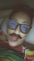 Preview for a Spotlight video that uses the Mustache and Shades Lens