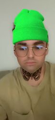 Preview for a Spotlight video that uses the Green Hat Lens