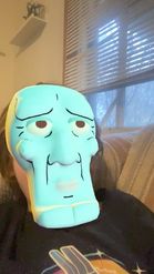 Preview for a Spotlight video that uses the Squidward walking Lens