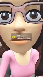 Preview for a Spotlight video that uses the BITMOJI-YOSELF Lens