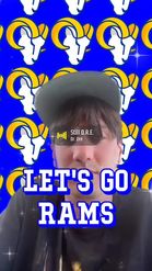 Preview for a Spotlight video that uses the LETS GO RAMS Lens
