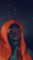 Preview for a Spotlight video that uses the Orange Hair Lens