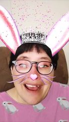 Preview for a Spotlight video that uses the Hoppy Easter Lens