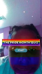 Preview for a Spotlight video that uses the Pride Month Quiz Lens