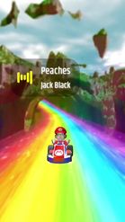 Preview for a Spotlight video that uses the Rainbow Road Lens