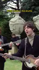 Experience the classic music video for 'Help!' by The Beatles. This compilation features the band performing in various settings, including a lush garden and a stark black-and-white studio. Viewers see the band members playing their instruments, with close-ups highlighting their expressions and interactions. The video includes iconic moments such as John Lennon riding a stationary bike and Paul McCartney playing his bass guitar. The narrative elements, combined with the song's lyrics, create a memorable visual story. by @thebeatles with original sound