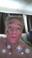 Preview for a Spotlight video that uses the Lil Peep Face tats Lens