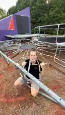 In this high-energy parkour challenge, Bob Reese navigates a series of increasingly difficult obstacles. The adventure begins on a custom trampoline structure, leading to a frantic escape through a brick alleyway. He attempts a daring wall climb using a door frame as leverage, demonstrating impressive agility and determination before successfully scaling the wall. This intense physical feat showcases his parkour skills in an urban environment. by @bob_reese with Original Sound by bob_reese