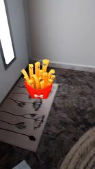 Preview for a Spotlight video that uses the French Fries Chorus Lens