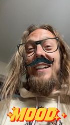 Preview for a Spotlight video that uses the Glass Mustache Lens