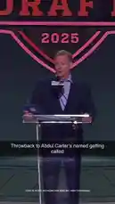 Watch the excitement unfold at the NFL Draft! This video captures key moments from the event, including the announcement of new players, fan celebrations, and the unveiling of draft picks. It provides a behind-the-scenes look at the energy and anticipation surrounding the selection process. by @newyorkgiants with newyorkgiants by Original Sound