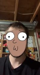 Preview for a Spotlight video that uses the noface morty Lens