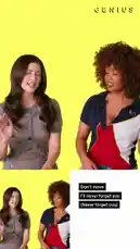 In this Genius Verified session, musicians H.E.R. and Liza Soberano perform the song 'BRB' alongside producer Ryan Tedder. The video captures their vocal performance against a vibrant yellow background, followed by Ryan Tedder discussing the creative process behind the track. by @geniusverified with Original Sound by geniusverified
