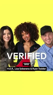 In this Genius Verified session, musicians H.E.R. and Liza Soberano perform the song 'BRB' alongside producer Ryan Tedder. The video captures their vocal performance against a vibrant yellow background, followed by Ryan Tedder discussing the creative process behind the track. by @geniusverified with Original Sound by geniusverified