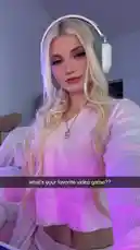 Watch Chloe demonstrate her signature style in this captivating clip. She showcases a stunning gradient pink and white crop top, paired with a delicate necklace and trendy white headphones. Her long blonde hair and confident presence create a look that's both chic and approachable, offering viewers a glimpse into a popular aesthetic. by @lmao with Original Sound by lmao