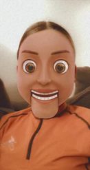 Preview for a Spotlight video that uses the Puppet Face Lens