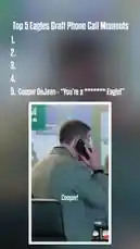 Relive the most iconic moments from the Philadelphia Eagles' NFL Draft history! This compilation features legendary phone calls where players like Cooper DeJean, Mora Ojomo, Nolan Smith, Jalyx Hunt, and Jeremiah Trotter received the life-changing news they were drafted. Experience the raw emotion, disbelief, and joy as these future Eagles stars learned their dreams were about to come true. by @eagles with Original Sound by eagles