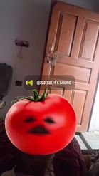 Preview for a Spotlight video that uses the tomato face Lens