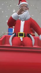 Preview for a Spotlight video that uses the Santa claus Lens