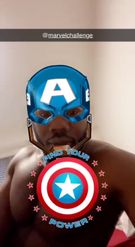 Preview for a Spotlight video that uses the captain america Lens