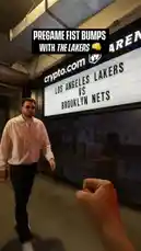 Get an insider's view of the pre-game energy as the LA Lakers players give fans fist bumps before their matchup against the Brooklyn Nets at Crypto.com Arena. This authentic, behind-the-scenes moment captures the team spirit and fan interaction just before tip-off. by @lakerssnaps with Original Sound by lakerssnaps