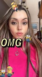 Preview for a Spotlight video that uses the Minions Over Me Lens