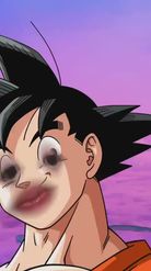 Preview for a Spotlight video that uses the goku face Lens