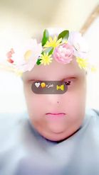 Preview for a Spotlight video that uses the Flower Crown Lens
