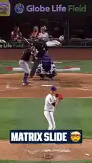 Witness one of the most incredible baseball plays ever! Watch as a Minnesota Twins player pulls off a gravity-defying 'Matrix slide' into second base, leaving the Texas Rangers' second baseman completely stunned. This jaw-dropping moment of athleticism and showmanship is a perfect example of why baseball is America's pastime. by @mlb with Original Sound by mlb