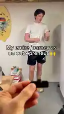 This video chronicles entrepreneur Noah Cloud's real-world journey through various business ventures. He shares his experiences starting a TikTok affiliate shop, launching a clothing brand that ultimately failed, and then pivoting to real estate wholesaling. Despite facing initial setbacks like unanswered calls and no leads, he persisted by networking, learning from investors, and running the business while in school. The story culminates in a moment of triumph as he receives a $16,100 check, showcasing the resilience required to succeed in entrepreneurship. by @cloud_ventures with cloud_ventures by Contains: Missing Pieces - Flawed Mangoes