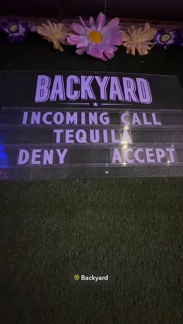 Spotlight at Backyard - Dallas by @kissesforkai