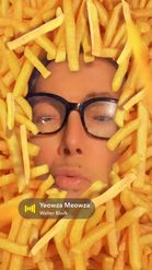 Preview for a Spotlight video that uses the French Fries  Lens
