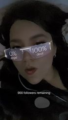 Preview for a Spotlight video that uses the Angel Devil Glasses Lens