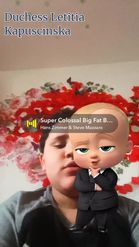 Preview for a Spotlight video that uses the Baby Boss Boy Lens
