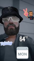 Preview for a Spotlight video that uses the Bucket Hat & Beard Lens