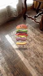 Preview for a Spotlight video that uses the Dancing Burger Lens