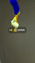 Preview for a Spotlight video that uses the Marge Twerk Lens