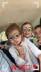 Preview for a Spotlight video that uses the Minion Glasses Lens
