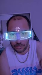 Preview for a Spotlight video that uses the Cyber Glasses Lens