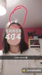 Preview for a Spotlight video that uses the noface error404 Lens