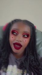 Preview for a Spotlight video that uses the Valentine's Day Makeup Lens