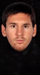 Preview for a Spotlight video that uses the Messi Face Lens